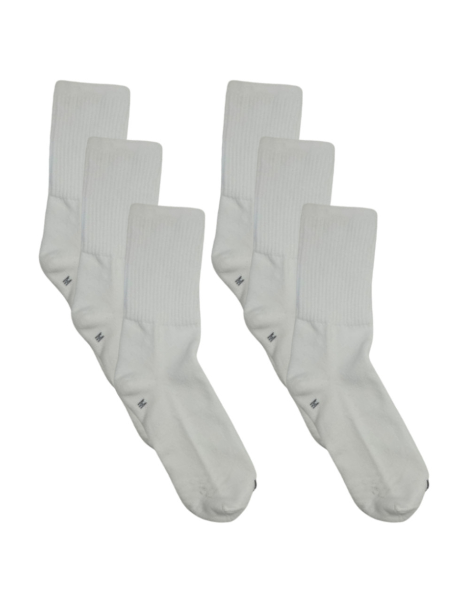Foto 3 pulgar | Calcetines Para Diabéticos Medical Confort Altura Media Color Blanco 3 Pares