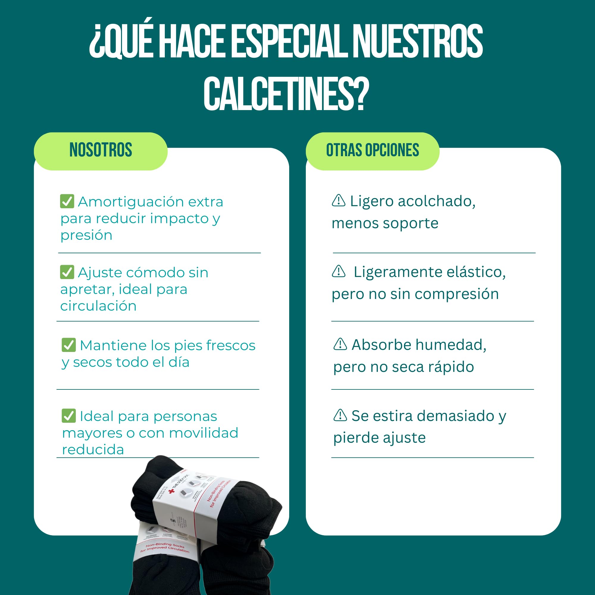 Foto 8 pulgar | Calcetines para Hombre sin Compresión para Diabéticos 9 Pares
