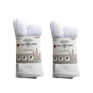 Foto 1 | Calcetines para Persona con Diabetes Sock Doc sin Compresión para Hombre 2 Paquetes de 3 Pares C/U