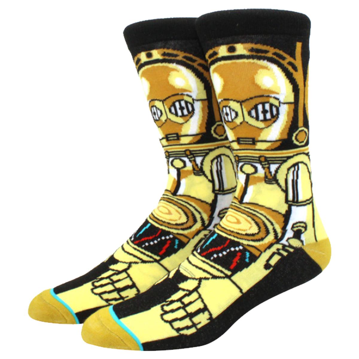 Foto 2 pulgar | Calcetines de Personaje C3PO Aerox Mxkwr-001 1 Par Multicolor