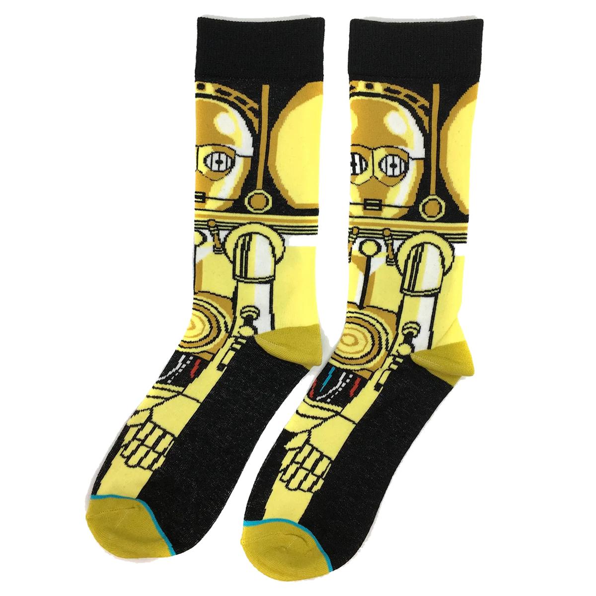 Foto 4 pulgar | Calcetines de Personaje C3PO Aerox Mxkwr-001 1 Par Multicolor