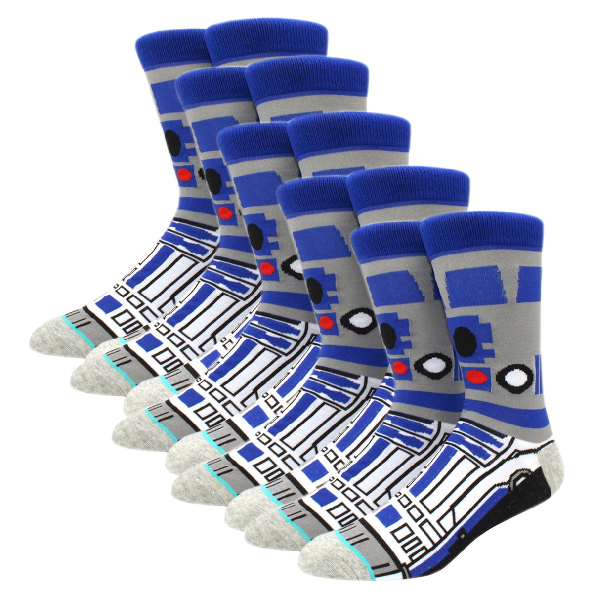 Calcetas R2D2 AeroX Mxkws-005 Multicolor 5 Pares