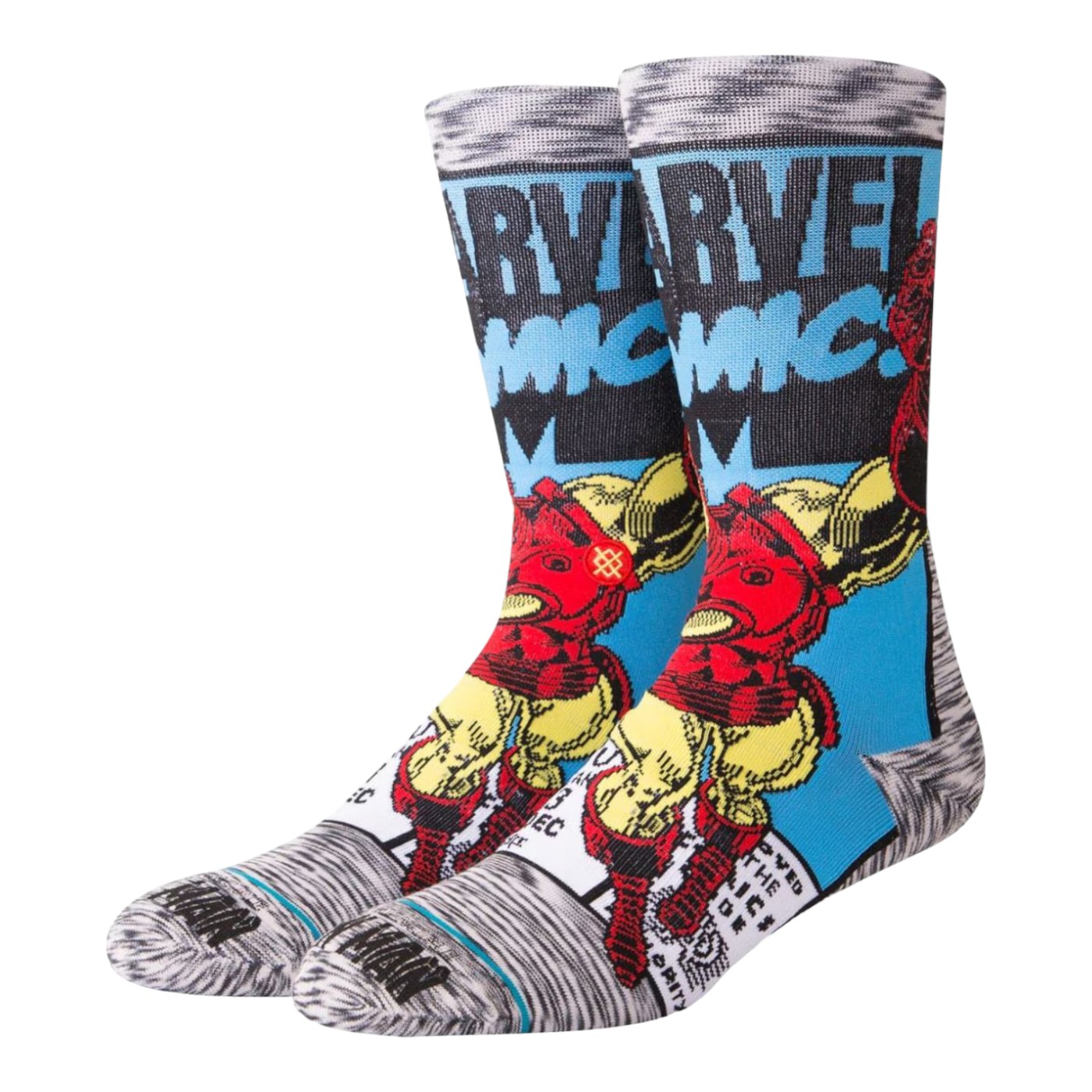 Foto 2 pulgar | Calcetas Stance Iron Man Comic Multicolor Hombre Modelo M546d18irogry