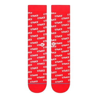 Foto 3 | Calcetas Largas Stance Rojas para Hombre