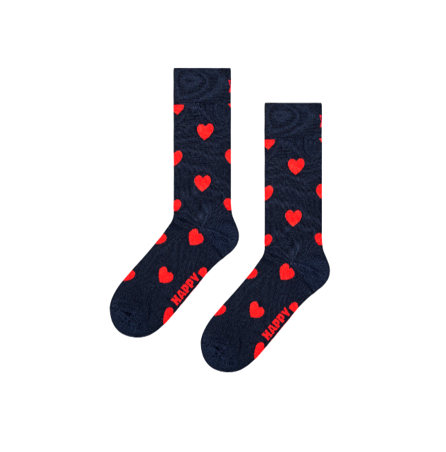 Foto 2 pulgar | Calcetines Happy Socks con Diseño de Corazón