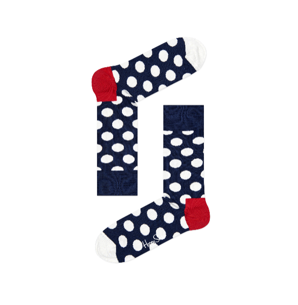 Foto 2 pulgar | Calcetines De Puntos Grandes Happy Socks