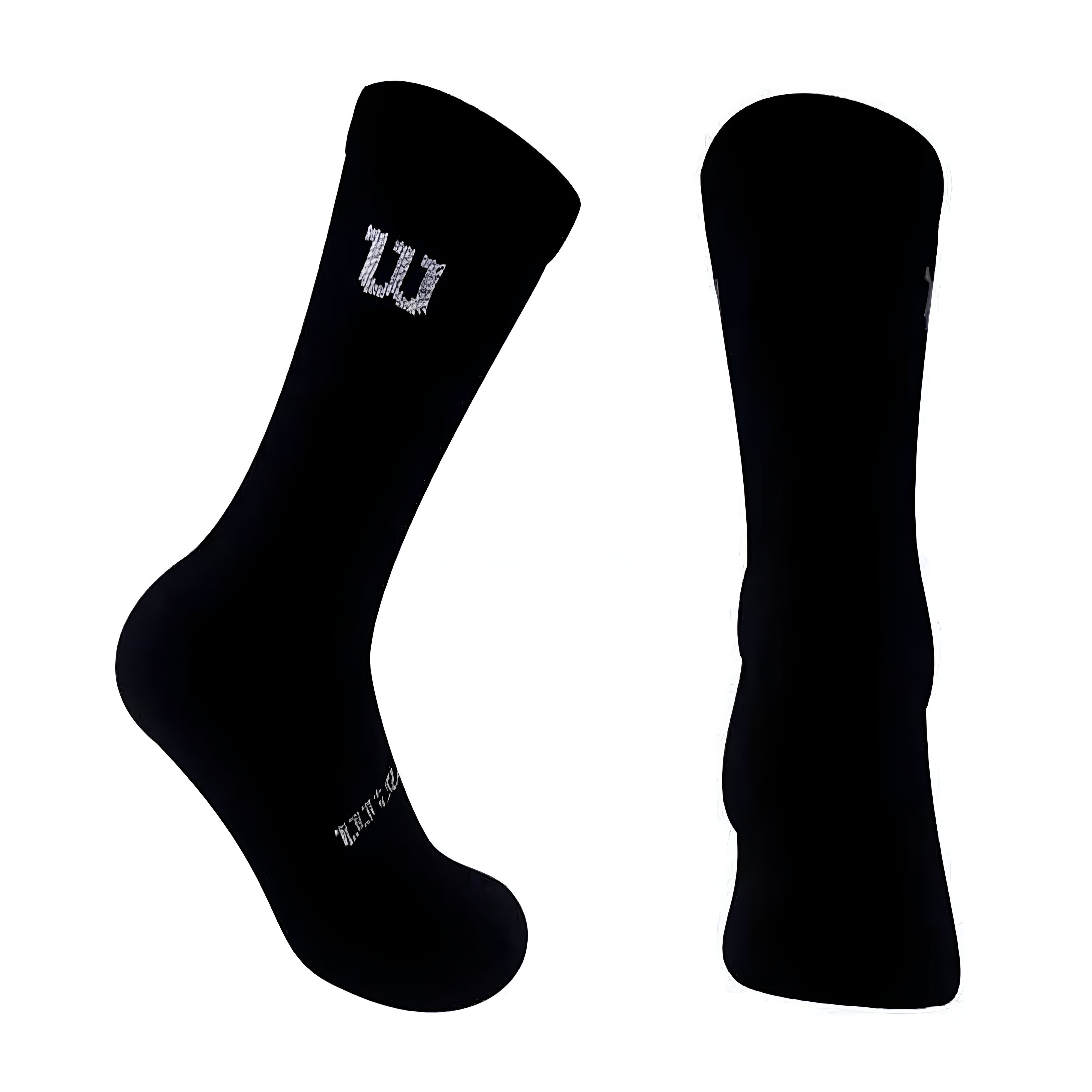 12 Pares De Calcetas Para Hombre Wilson Color Negro  Afelpadas