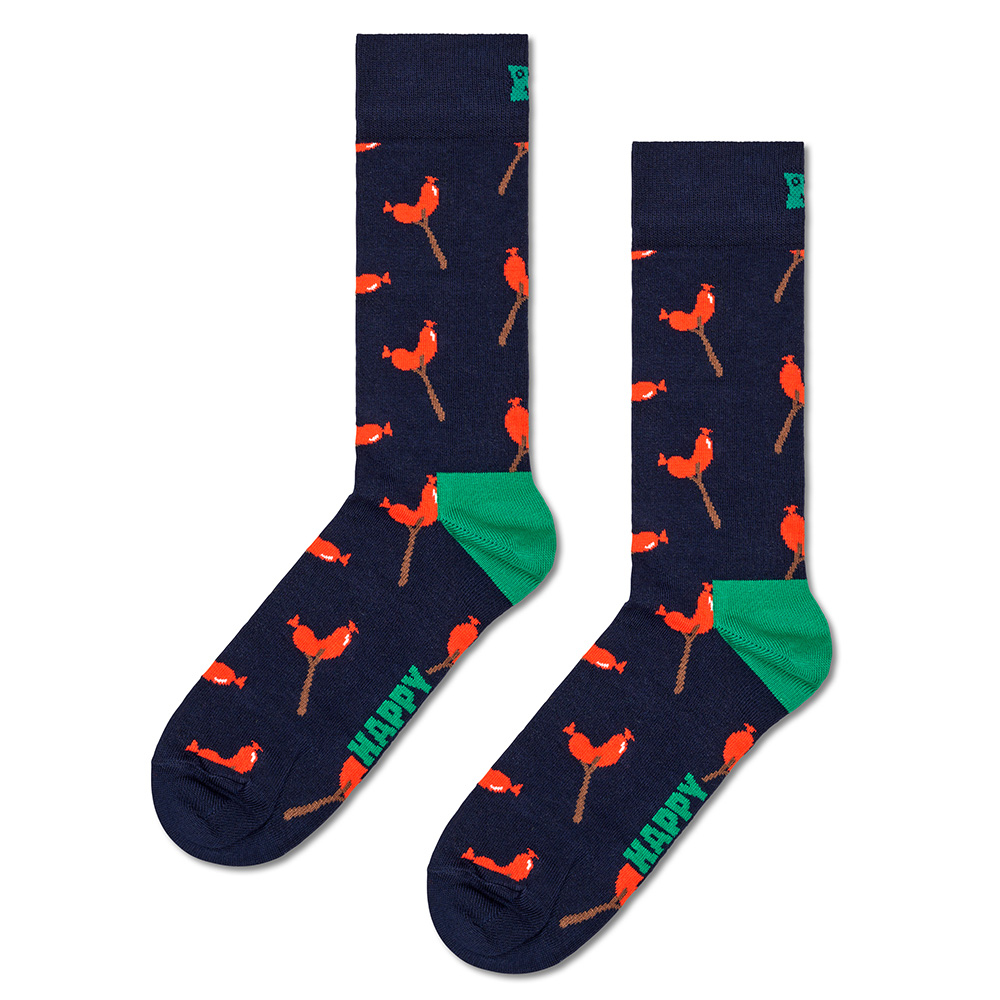 Foto 3 pulgar | Set Calcetines Happy Socks Diseño Cerveza Y Salchichas Unisex 3 Pares
