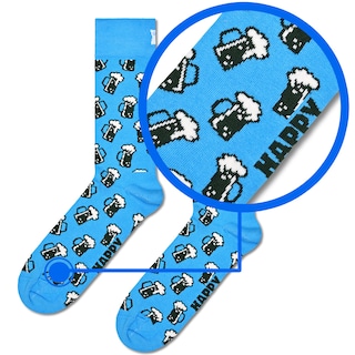 Foto 5 | Set Calcetines Happy Socks Diseño Cerveza Y Salchichas Unisex 3 Pares
