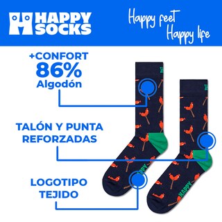 Foto 7 | Set Calcetines Happy Socks Diseño Cerveza Y Salchichas Unisex 3 Pares