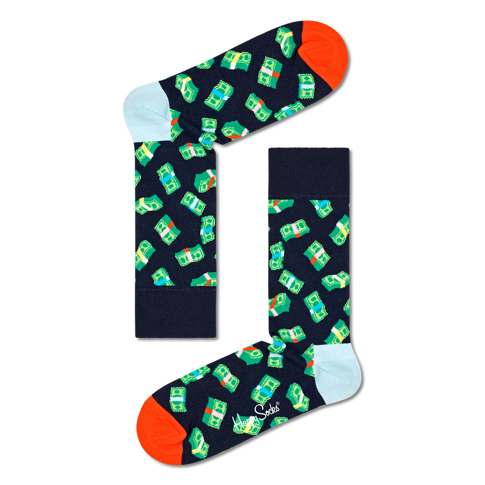 Foto 6 pulgar | Calcetines Happy Socks Diseño Billetes Unisex