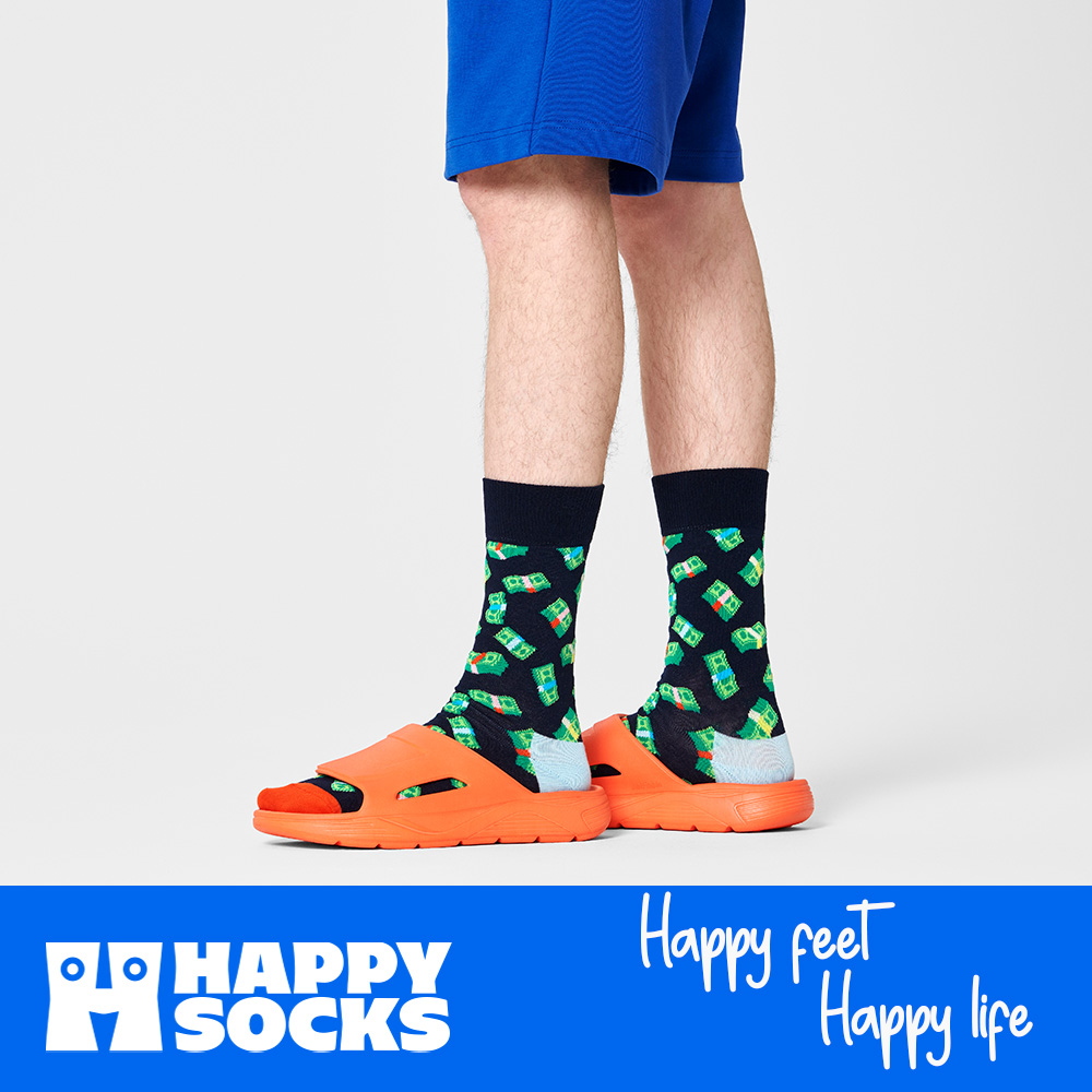 Foto 8 pulgar | Calcetines Happy Socks Diseño Billetes Unisex