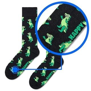 Foto 3 | Calcetines Happy Socks Diseño Dinosaurio Unisex