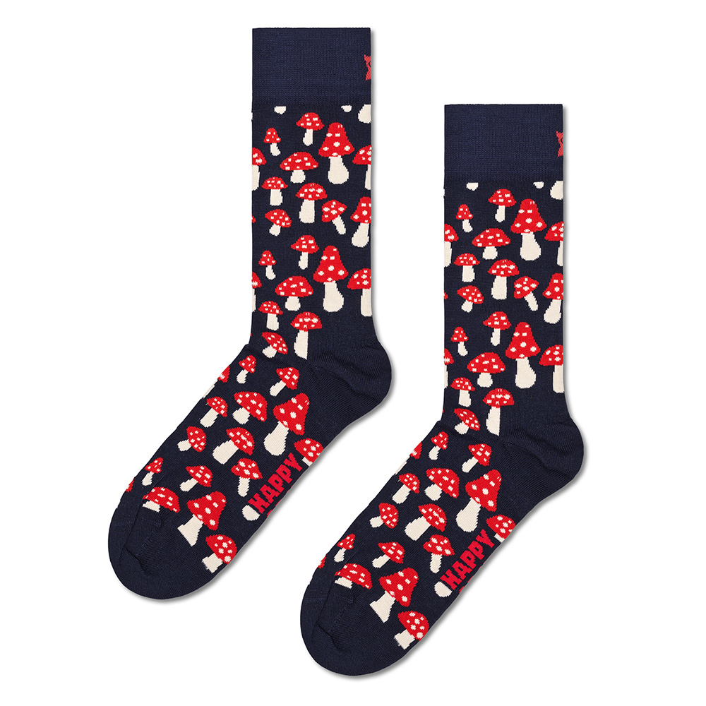 Foto 2 pulgar | Calcetines Happy Socks Diseño Hongos Unisex