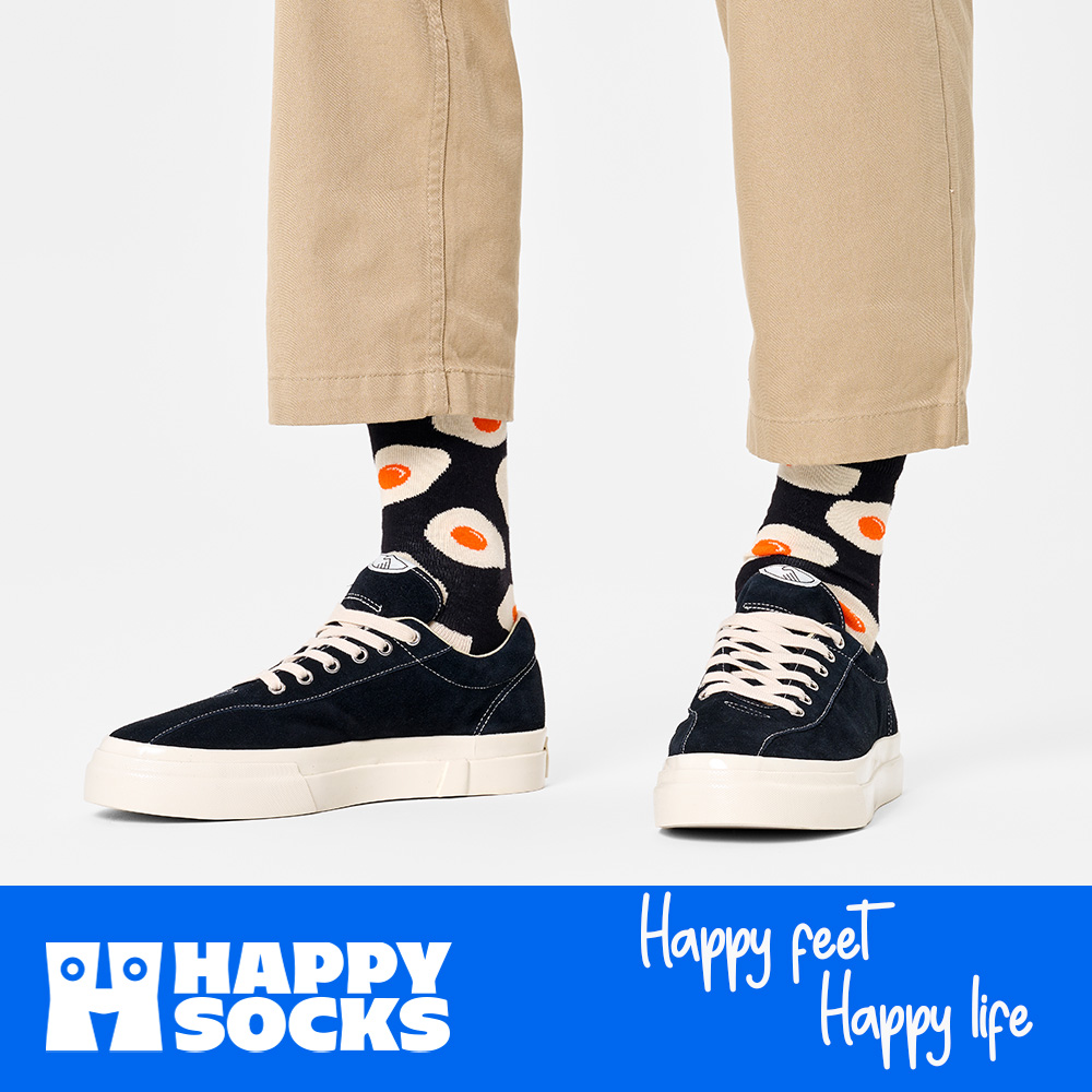 Foto 5 | Calcetines Happy Socks Diseño Sunny Side Up (huevo Estrellado)