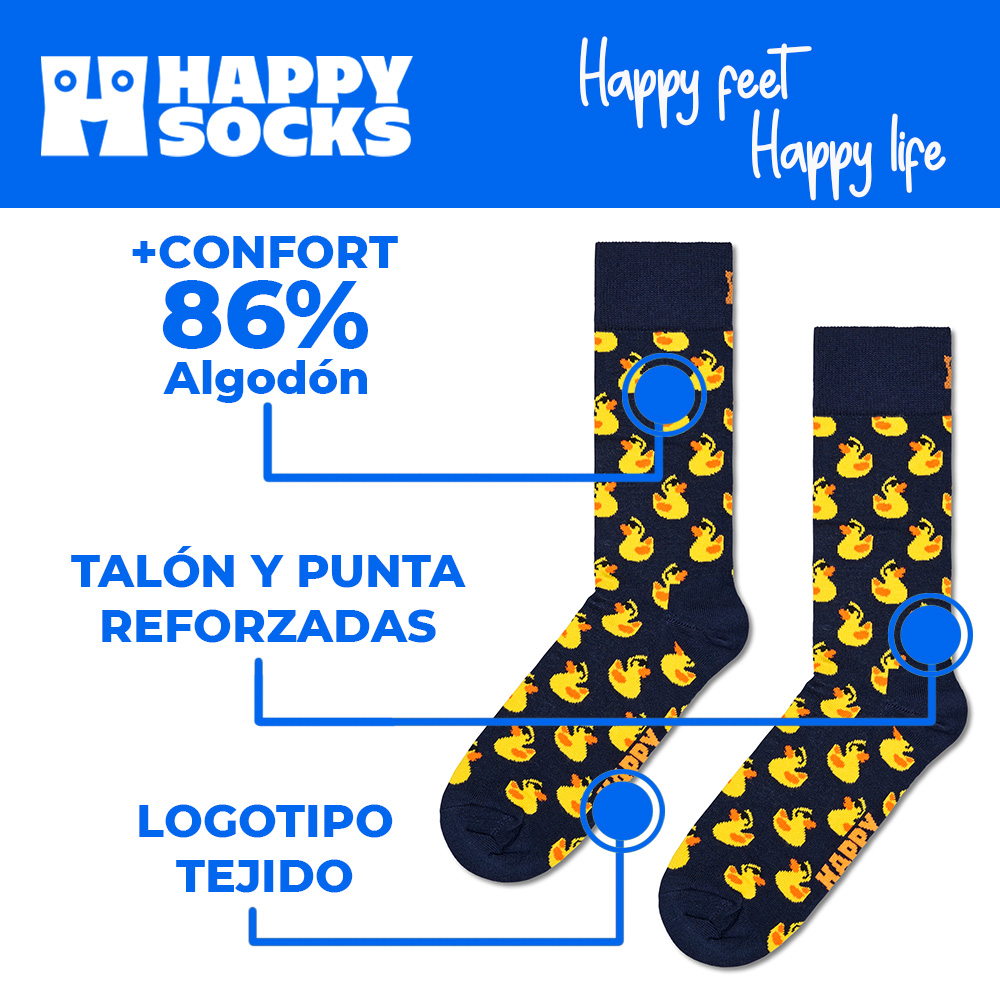 Foto 4 | Calcetines Happy Socks Diseño Patos Unisex