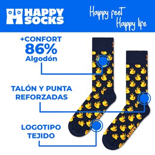 Foto 4 | Calcetines Happy Socks Diseño Patos Unisex