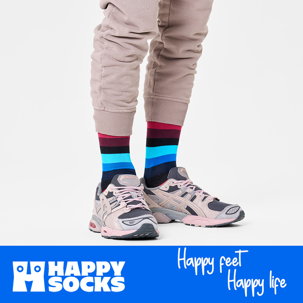 Foto 8 | Calcetines Happy Socks Diseño Lineas Unisex