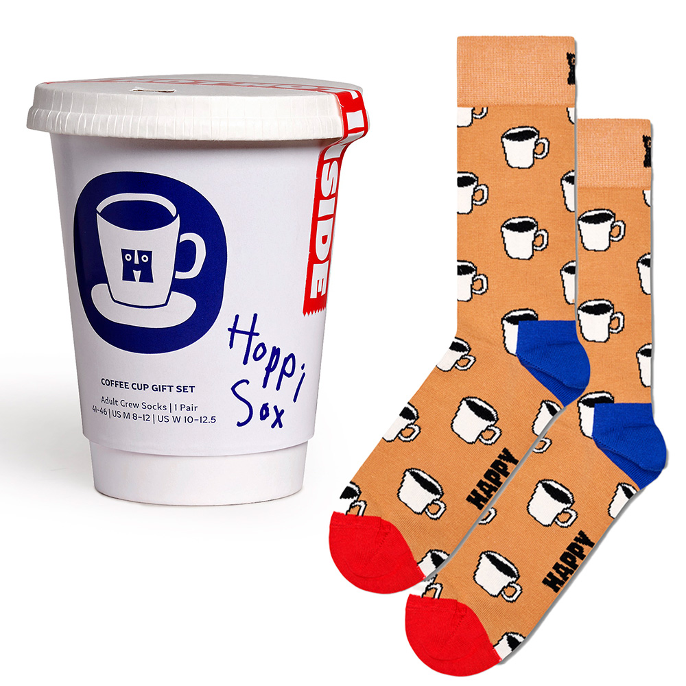 Foto 3 pulgar | Calcetines Happy Socks Diseño Taza Café Unisex