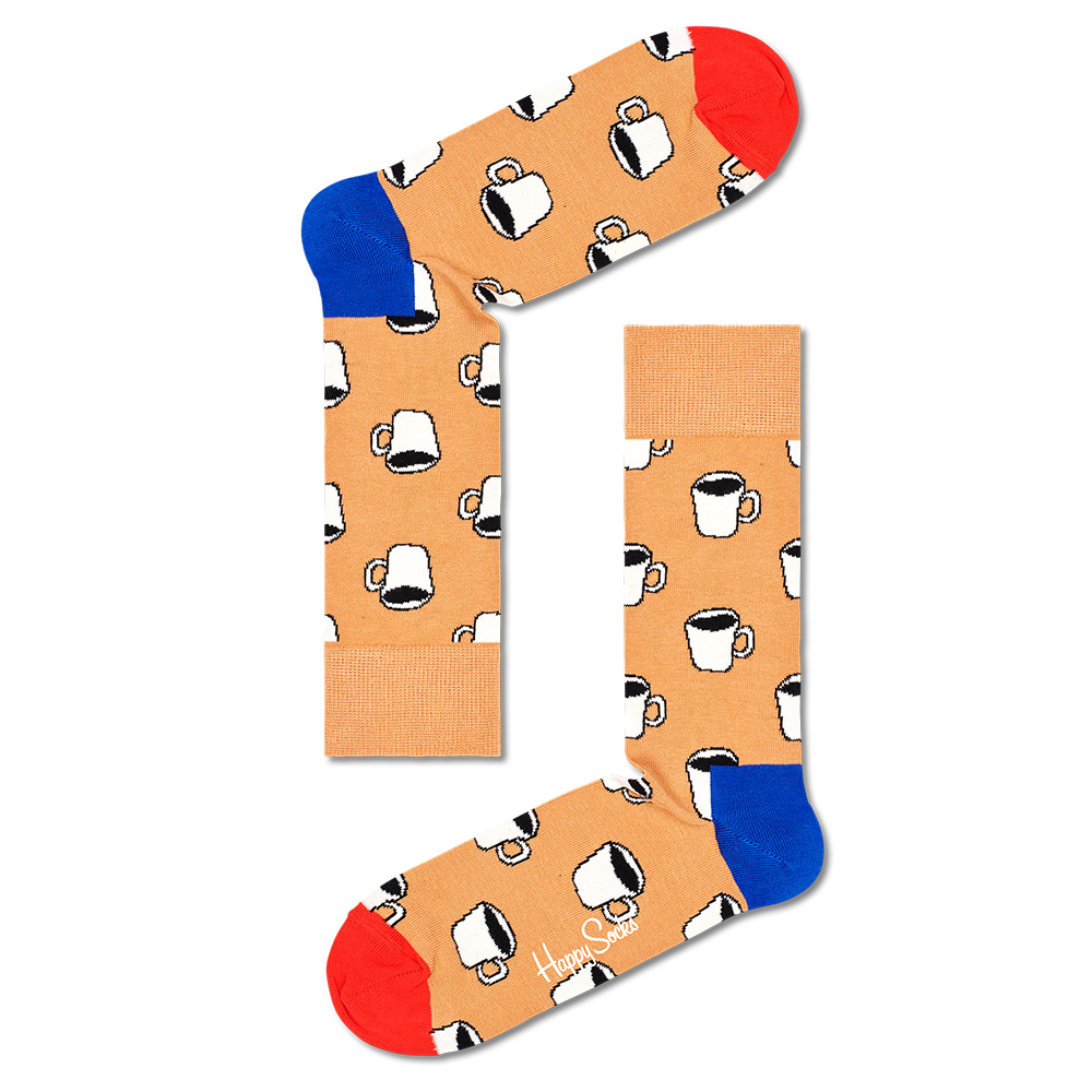 Foto 5 pulgar | Calcetines Happy Socks Diseño Taza Café Unisex