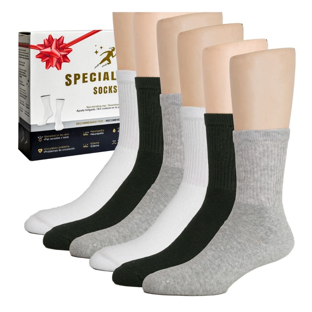 Foto 2 pulgar | Calcetines Deportivos de Algodón Specialized Socks Colores Surtidos para Hombre 6 Pares