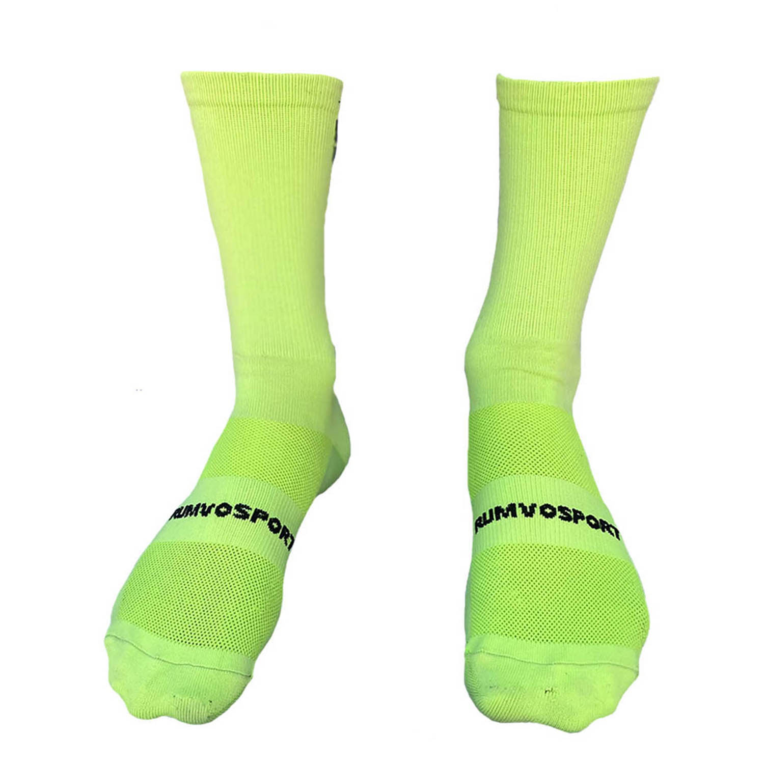 Foto 2 pulgar | Calcetas Deportivas Rumvo Sport Verde  fluorescentes Unisex