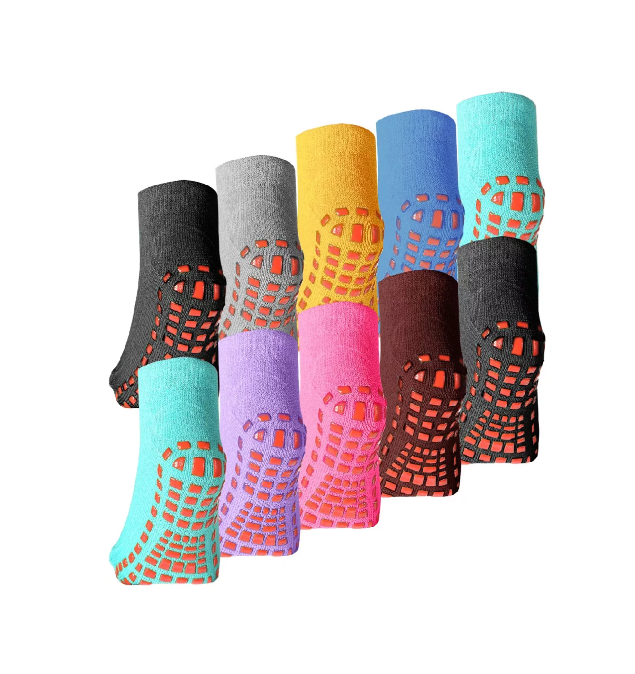 Foto 2 pulgar | Calcetines Antideslizantes Belug Multicolor para Niños de 1-12 Años 5 Pares