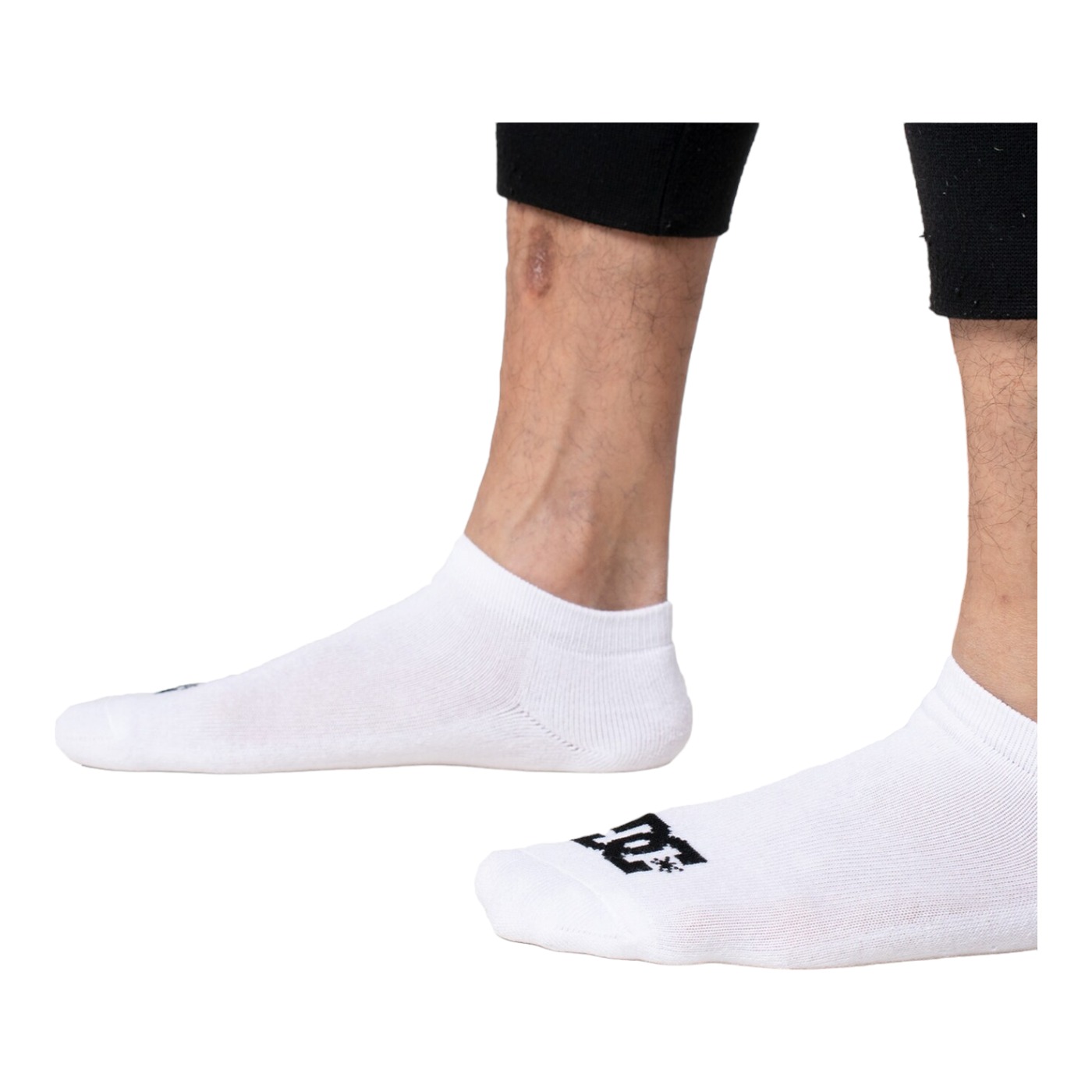 Foto 3 pulgar | Calcetines Dc Shoes Blancos 3 Pares para Hombre