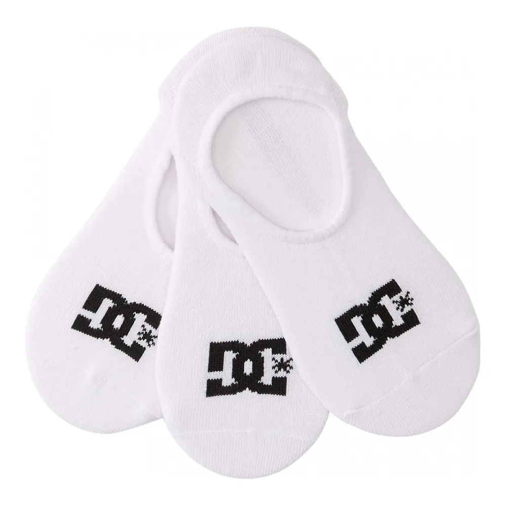 Foto 2 pulgar | Calcetines Dc Shoes Blancas 3 Pares Unisex