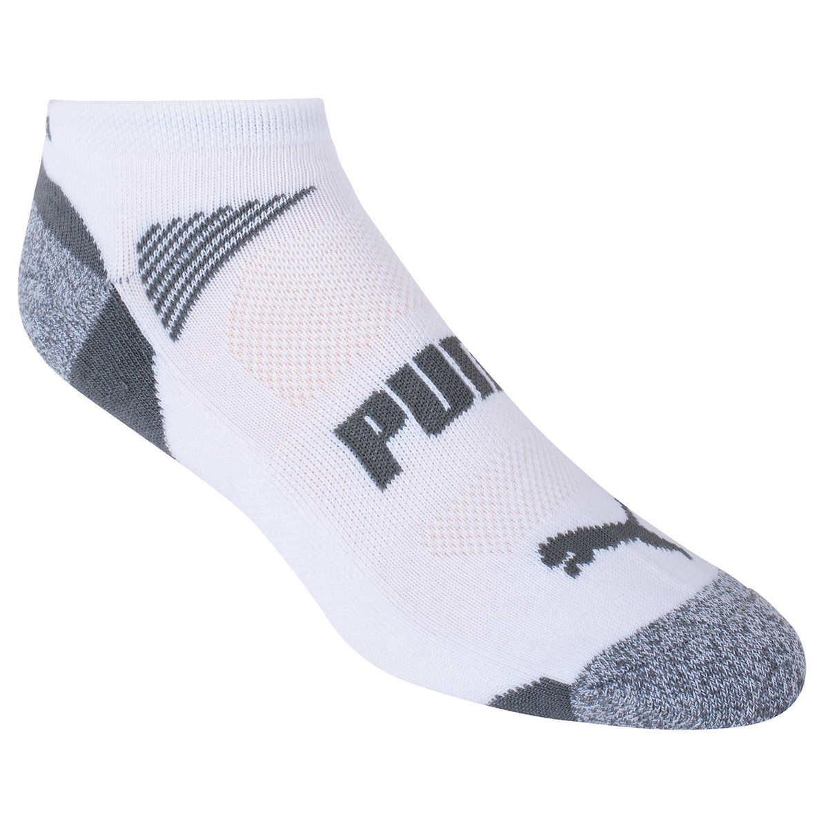 Foto 4 pulgar | Calcetas Puma 10 Pares Deportivas Blanco para Hombre