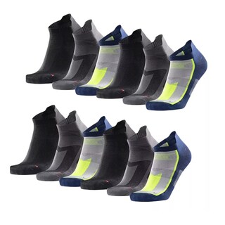 Foto 1 | 12 Pares Calcetines Deportivos Acolchados Antiampollas Eo Safe Imports Esi-15942 Multicolor