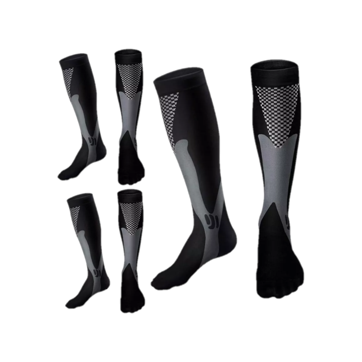Foto 1 | Calcetas Compresión Deportiva 3 Pares Talla Ch/m Eo Safe Imports Esi-16951
