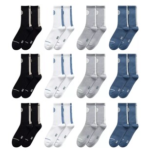 Foto 1 | 12 Pares Calcetas Y Calcetines Deportiva Hombre Eo Safe Imports Esi-17330-1 Multicolor