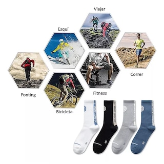 Foto 2 | 12 Pares Calcetas Y Calcetines Deportiva Hombre Eo Safe Imports Esi-17330-1 Multicolor
