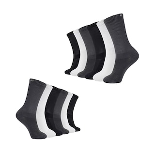 Foto 1 | Calceta Deportiva Hombre Paquete 12 Pares Eo Safe Imports Esi-14673-1 Multicolor
