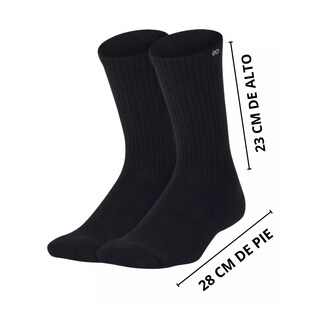 Foto 3 | Calceta Deportiva Hombre Paquete 12 Pares Eo Safe Imports Esi-14673-1 Multicolor