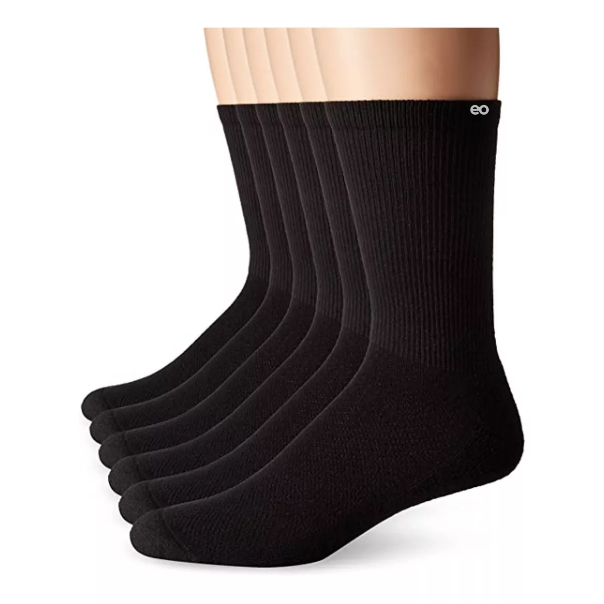 Foto 3 | Language Calceta Deportiva Hombre Paquete 12 Pares Unitalla Eo Safe Imports Esi-14672-1 Negro