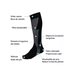 Foto 2 | 3 Pares Calceta Deportiva L/xl Eo Safe Imports Esi-12515-1 Multicolor