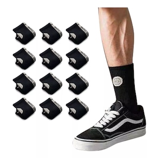Foto 2 | 12 Pares Calcetas Y Calcetines Deportiva Hombre Eo Safe Imports Esi-17331-1 Negro