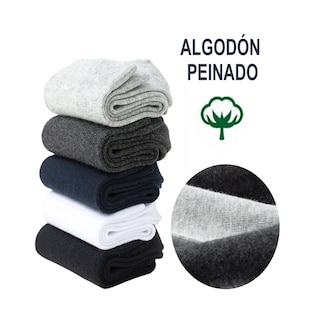 Foto 3 | Calceta Deportiva Lab.g Para Hombre 100% Algodón 10 Pares Negro