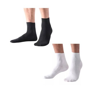 Foto 3 | Calceta Deportiva Lab.g Para Hombre 100% Algodón 10 Pares Blanco