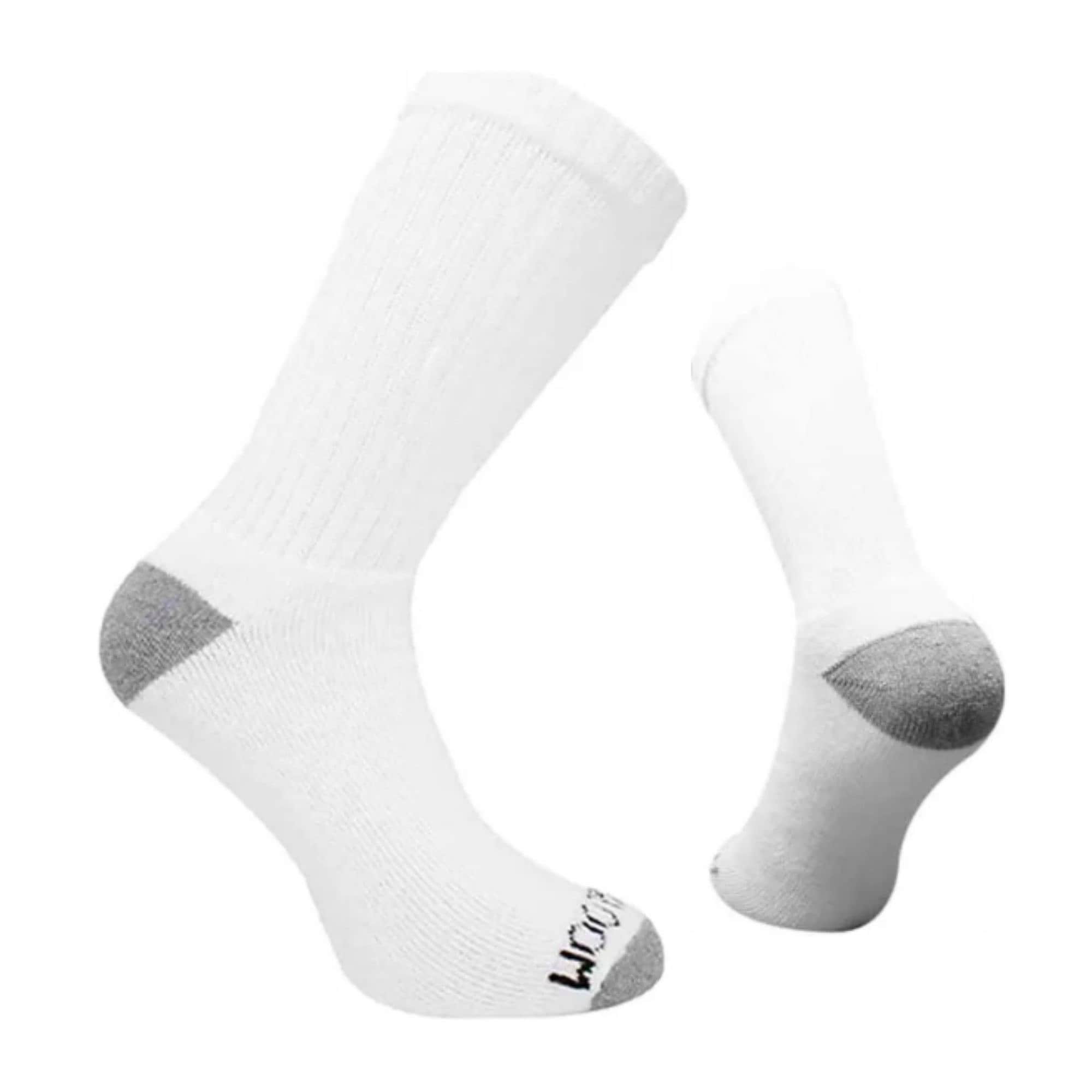 20 Pares Calceta Para Hombre Fruit Of The Loom Color Blanco Y Jaspe $379
