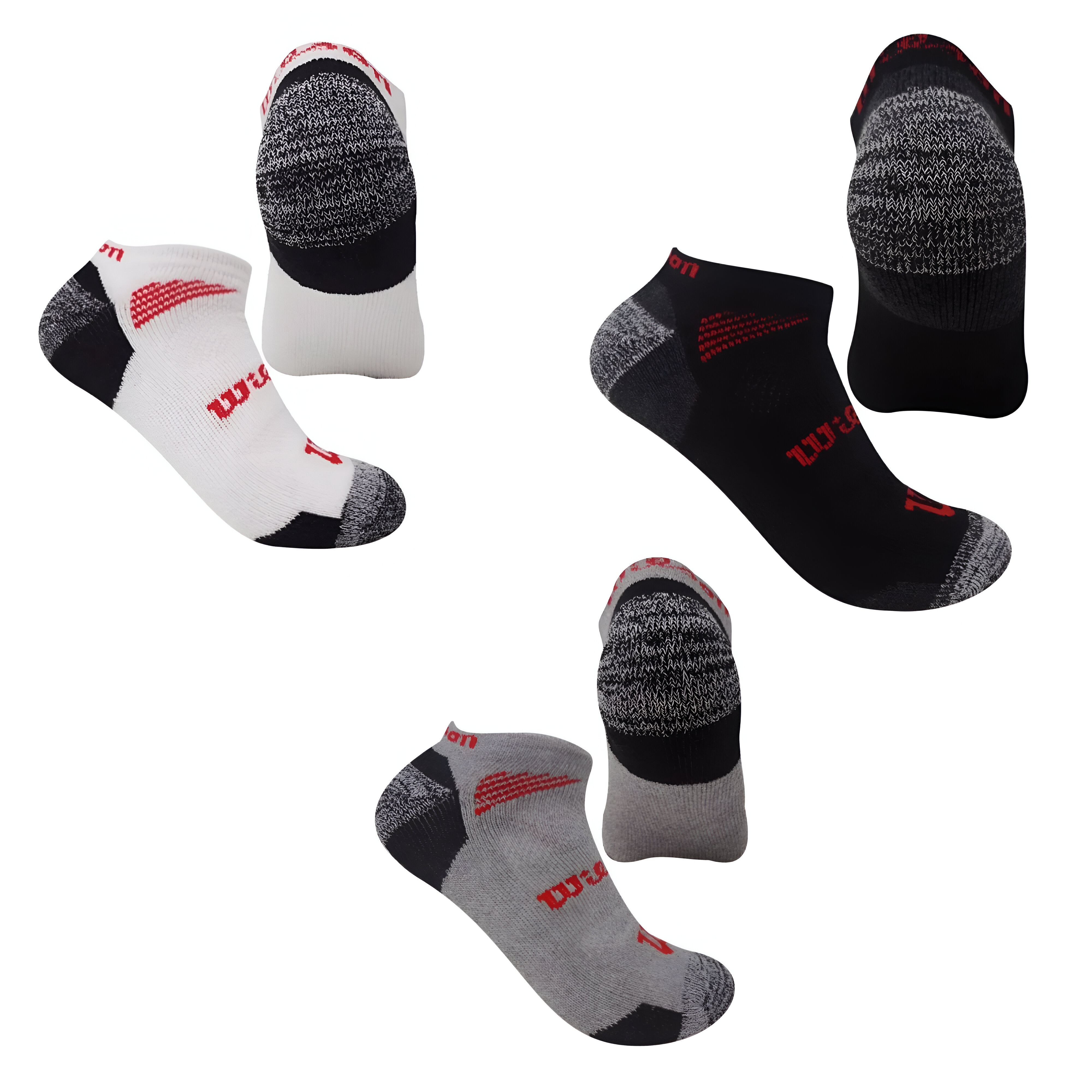 20 Pares Calceta Para Hombre Wilson Color Multicolor $449