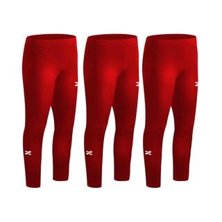 Foto 1 | Zapari Licra Deportiva Larga Interior Para Niño Mallas Deportivas Para Hombre. Leggins De Compresió Rojo