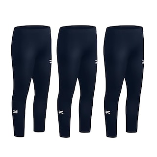 Foto 1 | Zapari Licra Deportiva Larga Interior Para Niño Mallas Deportivas Para Hombre. Leggins De Compresió Azul Marino