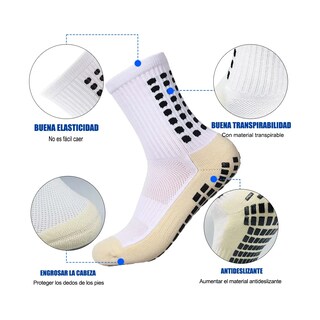 Foto 3 | Kit Calcetines Futbol 14 Pares Eo Safe Imports Esi-20249 Negro Y Blanco