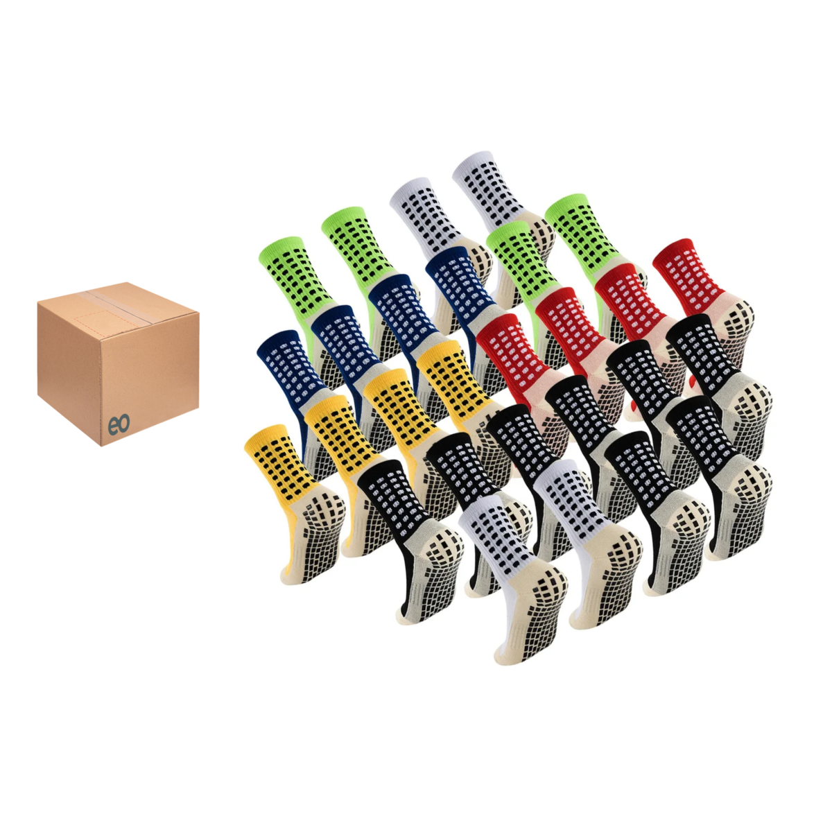 Foto 2 pulgar | Kit Calcetines Futbol  14 Pares Eo Safe Imports Esi-20250 Multicolor