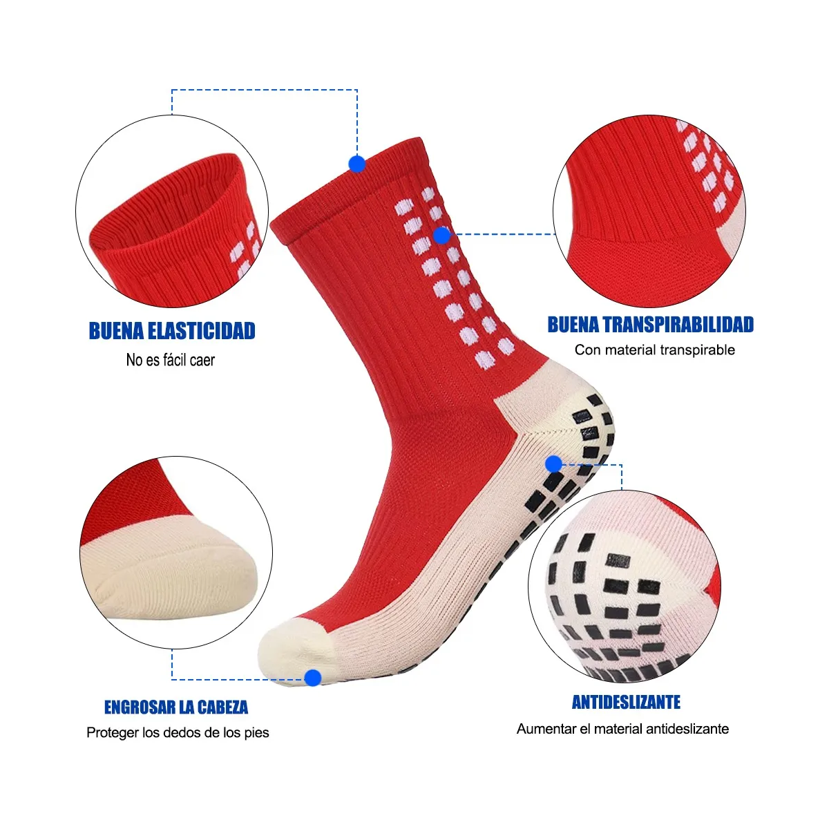 Foto 3 pulgar | Kit Calcetines Futbol  14 Pares Eo Safe Imports Esi-20250 Multicolor