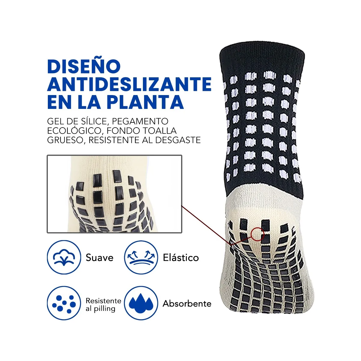 Foto 3 | Kit Calcetines Futbol  14 Pares Eo Safe Imports Esi-20250 Multicolor