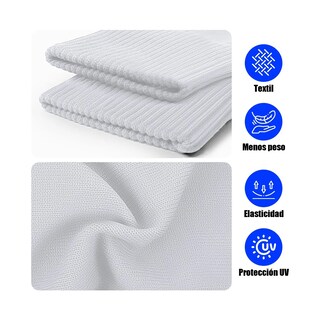 Foto 4 | Kit 5 Calceta Antiderrapantes Y 5 Medias Recortadas Eo Safe Imports Esi-20253 Blanco